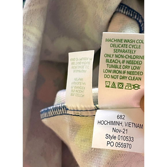 NWOT LILLY PULITZER Melena Size XL Borealis Blue Social Sunset Popover Zip Top - Picture 9 of 10